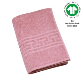 Jacquard M GOTS malve Duschtuch 70x140 cm