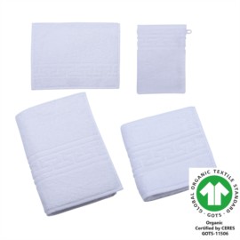 Jacquard M Badfrottier weiss 101