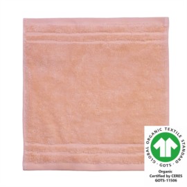 Seiftuch 30x30 cm silver pink 744