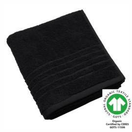 Handtuch 50x100 cm schwarz 800