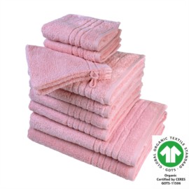 Organic feeling Badfrottier rosa 751