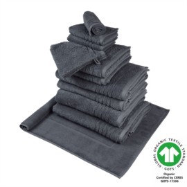 Organic feeling Badfrottier graphit 804